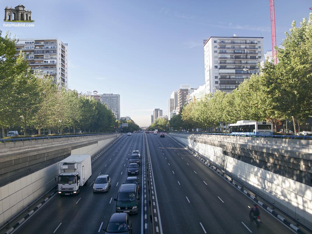 Trfico en el Pso. de la Castellana